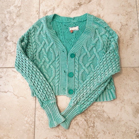 Pilcro Sweaters - Pilcro cropped sweater cardigan